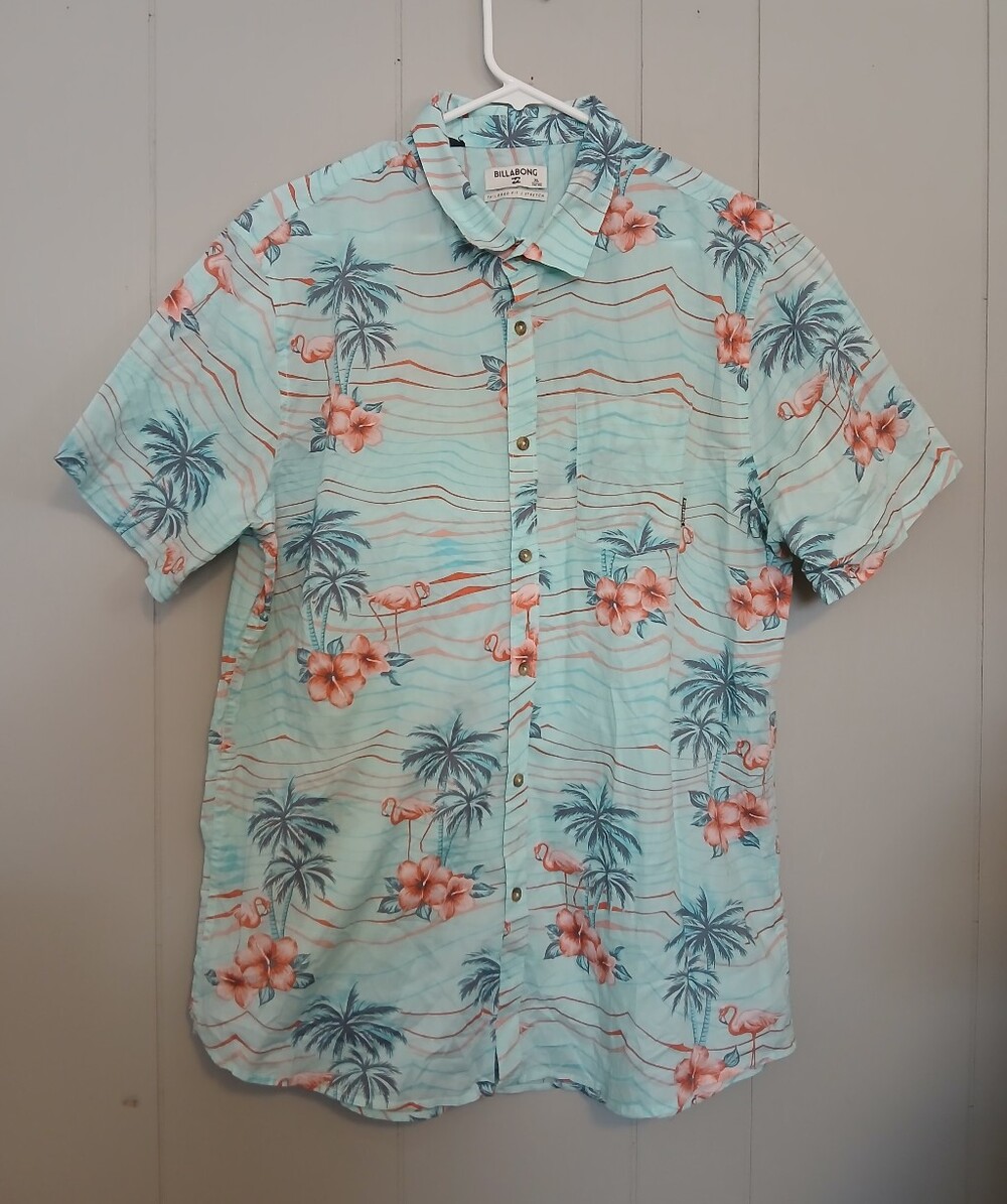 Billabong Men's Xl Hawaiian Tropical Top